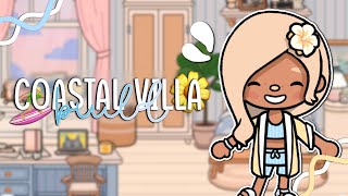 Coastal Villa Build 🏄🏼‍♀️🌊  Part 2  with voice 🔊  Toca Boca Life World [upl. by Nimesh]