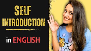 Self Introduction in English  Simple and effective ways to introduce yourself in English [upl. by Hsejar]