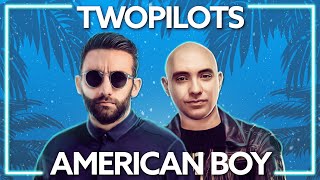 TWOPILOTS  American Boy Lyric Video [upl. by Hewes]