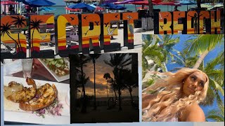 2024 San Pedro Belize Vlog🇧🇿 Sunset Lounge Secret Beach and much more [upl. by Elleon]