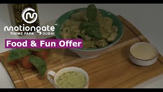 Food amp Fun Offer  MOTIONGATE Dubai [upl. by Kemeny]