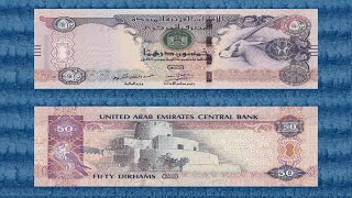 🇦🇪 20042016 50 AED United Arab Emirates Dirhams Standard Circulation Banknote [upl. by Eltsirc694]