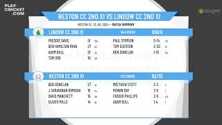 Neston CC 2nd XI v Lindow CC 2nd XI [upl. by Nakah212]