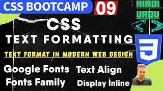 9 CSS Text Formatting  What are the 8 CSS text properties  skillsepisode csscourse html5css3 [upl. by Edward]