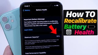 How to Use Apple’s Battery Health Recalibrating Tool For iPhone  Everything You Need To Know [upl. by Hugh344]