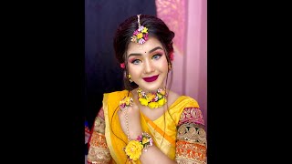 Haldi Bridal Makeup Look  Umme Habiba Roja  Perfecto [upl. by Marpet]