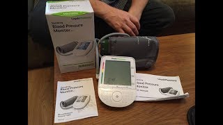 £30 Lloyd’s Pharmacy Speaking Blood Pressure Monitor BM52 Review [upl. by Ronyar]