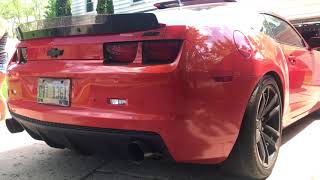 LS3 Camaro Texas Speed f35 Stage 4 Cam open QTP Cutouts 481WHP [upl. by Kaazi]