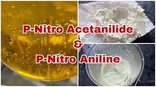 Preparation of Pnitro Acetanilide amp Pnitro aniline Acetanilide nitration experiments organic [upl. by Bore]