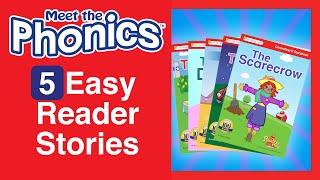 Meet the Phonics  5 Easy Reader Stories  Preschool Prep Company [upl. by Moira]