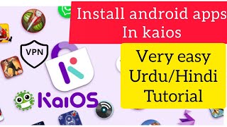 how to install android app in kaios  install android app in jazz digit [upl. by Amelita]