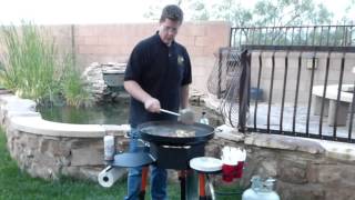 Disc Cooking Steak Shrimp mixed vegetables And Shish Kabobs Video [upl. by Jackqueline798]