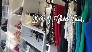 DIY CLOSET TOUR FOR UNDER 20000 [upl. by Oniger]