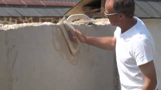 How to Lime Plaster internal solid wall [upl. by Ahsimat]