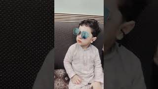 Chashma lagao na sir😎little baby viral video  swag  hunny bunny [upl. by Bennie456]