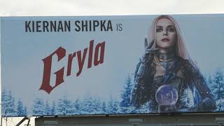 Kiernan Shipka as Gryla Red One Billboard Los Angeles California USA November 25 2024 [upl. by Garvey]