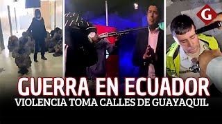 🚨VIOLENCIA en ECUADOR DELINCUENCIA en GUAYAQUIL explota caos en el país  Gestión [upl. by Lapo548]