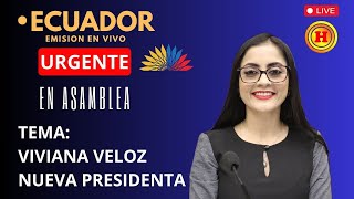 Posesión de Viviana Veloz como presidenta de la asamblea [upl. by Seavir140]