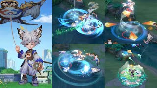 雙生 飛鳶探春 菲尼克 新造型展示  Swallow Kite Fennik AOV X HOK New Skin Preview  傳說對決 Arena Of Valor [upl. by Janel438]