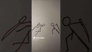 Stickman Sword⚔️fight animation‼️shorts trending reupload [upl. by Riem76]