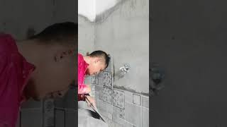 Paano mag butas ng tiles sa faucet [upl. by Veljkov]