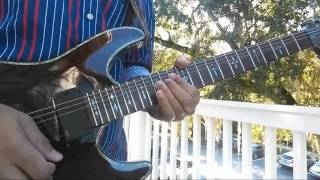 Gary Moore  quotParisienne Walkwaysquot Guitar Cover Instrumental [upl. by Socrates]