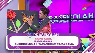 Prasekolah 2022  Klip  Sains Awal Prasekolah RamaRama  Susun Semula Kitaran Hidup Rama rama [upl. by Ahsinik]