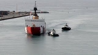 United States icebreaker to rescue trapped Russian ship [upl. by Dawaj]