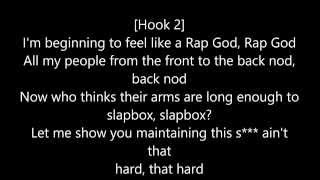 Eminem  Rap God Lyrics CLEAN EDIT [upl. by Avika710]