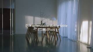 Ethnicraft l Bok Extendable Dining Table  By FCI London [upl. by Doscher]