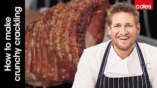 How to Make Crunchy Crackling Pork Roast  Cook with Curtis Stone  Coles [upl. by Cruz406]