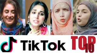 Top 10 Bollywood Duplicates on Tik Tok Female [upl. by Duffie]