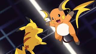 Pikachu VS Raichu pokemon pikachu raichu [upl. by Naujek216]