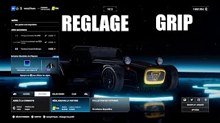 REGLAGE GRIP CATERHAM CSR 260 AMELIORATION Test Drive Unlimited Solar Crown COMMENT REGLE VOITURE [upl. by Aldos368]