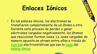 Enlaces Iónicos y enlaces Covalentes Diferencias y Semejanzas [upl. by Nosecyrb738]