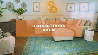 Ashley HomeStore  Luxora Living Room [upl. by Tisbee480]