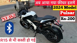 New 2024 Model Bajaj Pulsar Rs200 Review  Price  Mileage  Feature  pulsar rs 200 new model 2024 [upl. by Anoiek728]