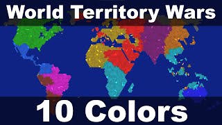 10 Colors Hex Territory Wars World  250 Subs  Marble Race [upl. by Vitus]