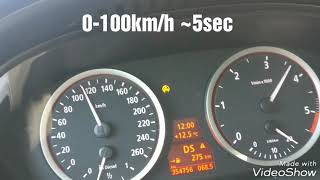 Bmw e60 535d 0200kmh acceleration 400hp800nm stage 2 xhp flashtool stage 3 [upl. by Harrod]