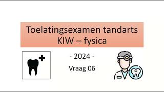 Toelatingsexamen tandarts 2024  Fysica vraag 06 Lorentzkracht  rechterhandregel [upl. by Xonel893]