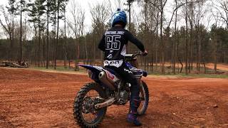 2018 YZ450f VS 2018 YZ125 [upl. by Nagiem61]