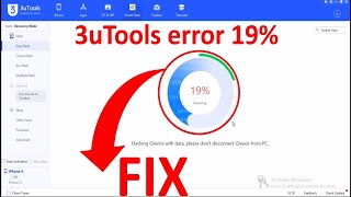 Fix 3utools struck at 19 percent Error Unable To Restore iDevice10or2 iPhoneiPad 2024 [upl. by Emelyne907]