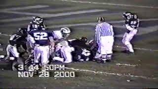 2000 CT Class S State Football Playoffs Griswold  Ansonia [upl. by Einavoj280]