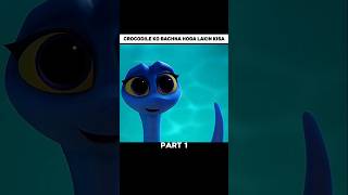 CROCODILE Ko Bachna hoga lakin animationmovieexplained explained shorts movie [upl. by Eldwun]