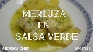 Merluza en salsa verde recetas 1 [upl. by Adyela]