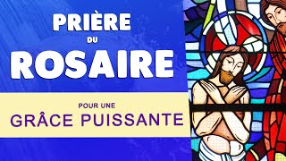 🙏 PRIÈRE du ROSAIRE pour une GRÂCE de Dieu PUISSANTE 🙏 20 MYSTÈRES [upl. by Yeliw]