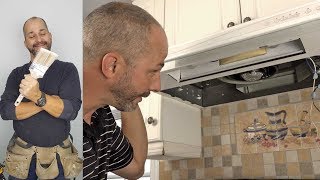 DIY How to Replace a Kitchen Hood Fan [upl. by Mario]