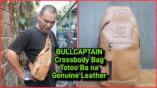 BULLCAPTAIN Genuine Leather Crossbody Bag [upl. by Rubel]