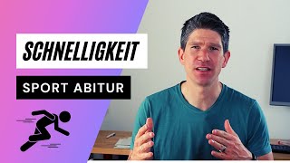 Schnelligkeit im Sport  ein Überblick  Sport Abitur Theorie [upl. by Ardys]