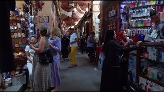 Morocco 🇲🇦 Walking Tour In Fez Morocco Part 3  Fes Morocco  Morocco Travel Vlog  فاس المغرب [upl. by Airtal]